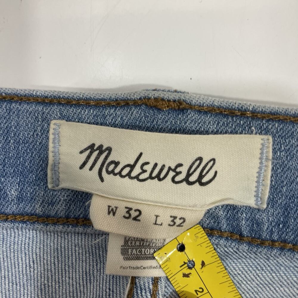 Madewell Men's Midweight 10oz Jean In Delray Wash Tencel Denim, Light Blue 32x32 - Picture 6 of 8